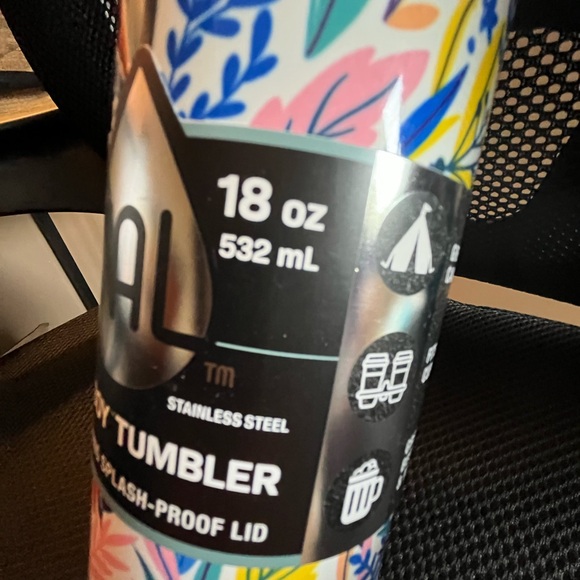 8x3.5 inches approximately tall boy Tumbler NWT + free 8 new Nespresso capsules - Picture 7 of 9